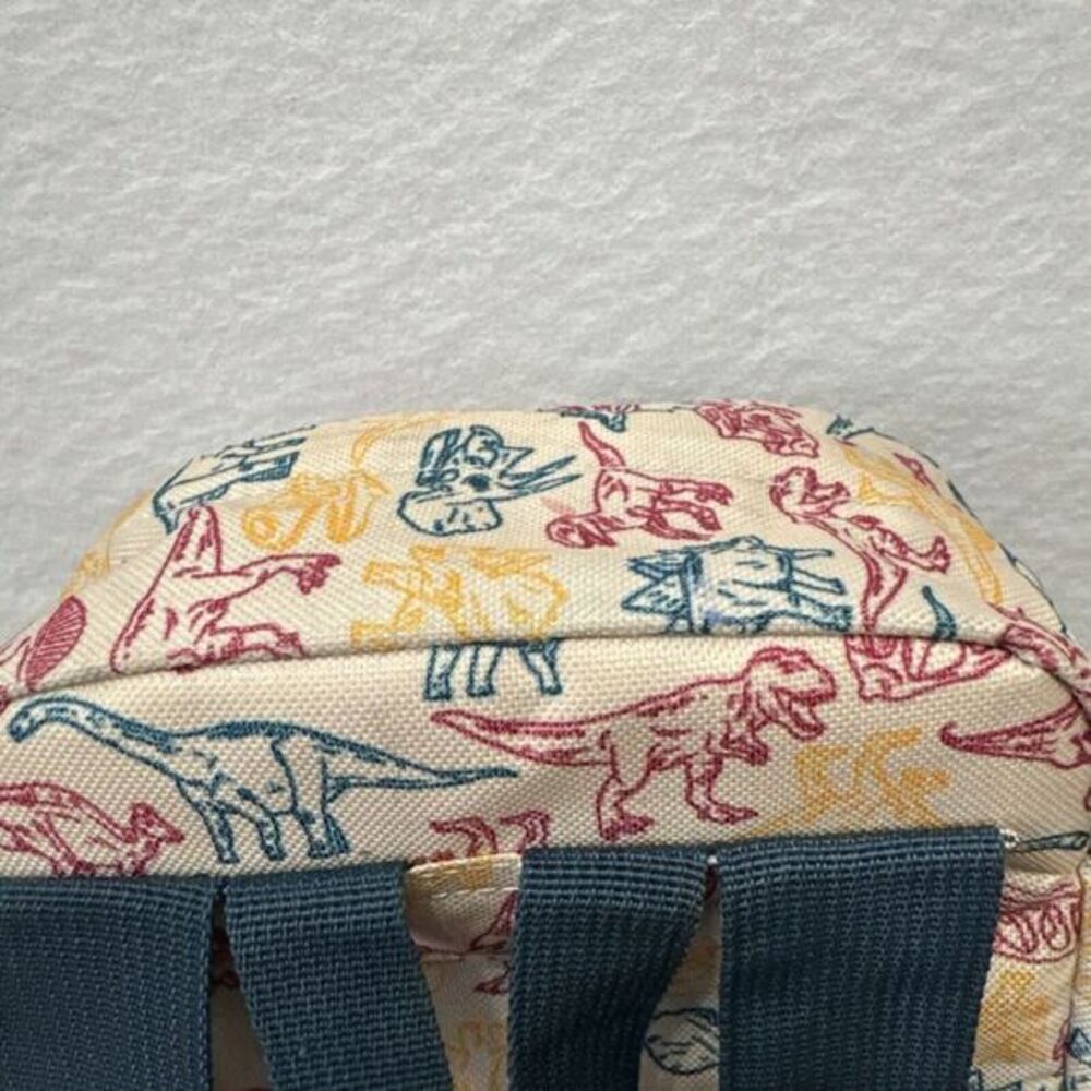 Target Brand Kids Dinosaur Backpack Small‎ Blue 11.5x8.5"x3.5" - Picture 5 of 16